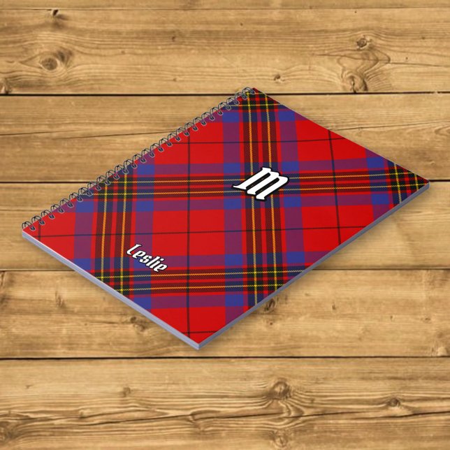 Clan Leslie Red Tartan Notizblock (Von Creator hochgeladen)