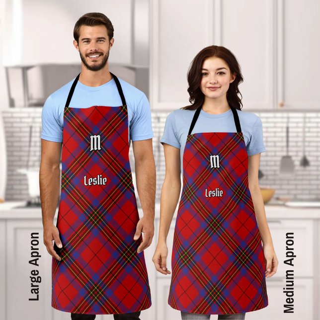 Clan Leslie Red Tartan Schürze (Von Creator hochgeladen)