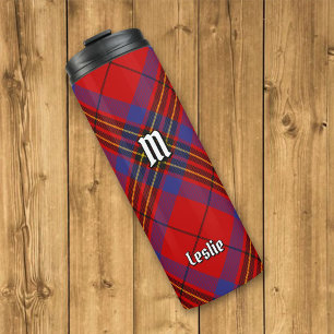 Clan Leslie Red Tartan Thermosbecher