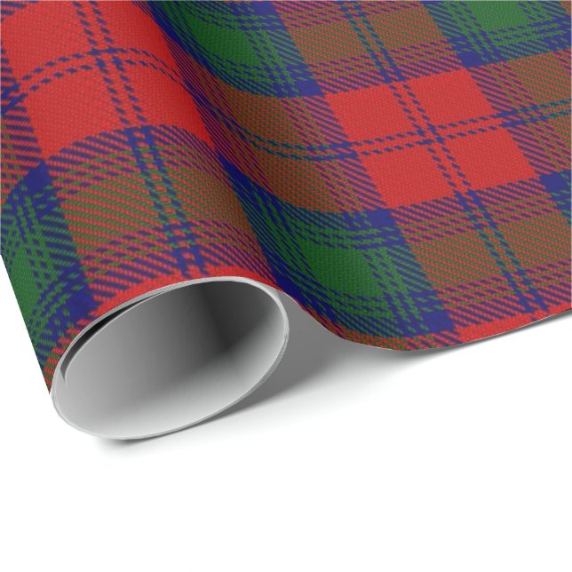 Clan-Lindsay Lindsey ScottishTartan Geschenkpapier (Rolleneckpunkt)