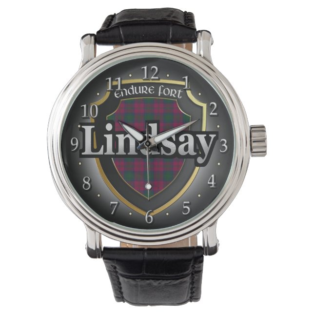 Clan Lindsay Scotland Celebration Watch Armbanduhr (Vorderseite)