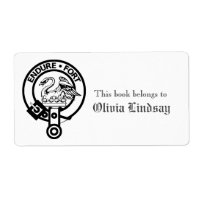 Clan Lindsay Wappen Custom Buchzeichen