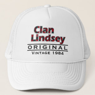 Clan Lindsey Vintage - Gestalte dein Geburtsjahr Truckerkappe