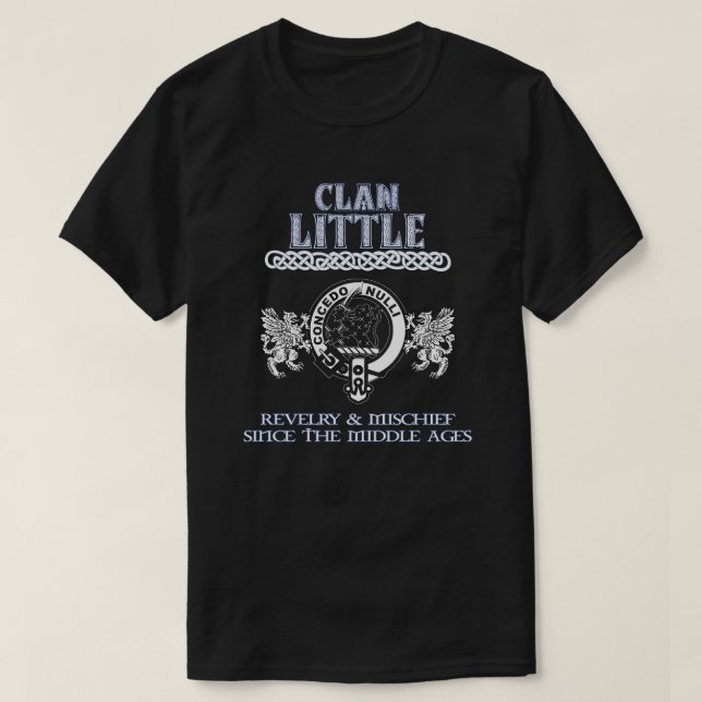 Clan Little Wappen Schottischer Clans Schottischer T-Shirt (Design vorne)