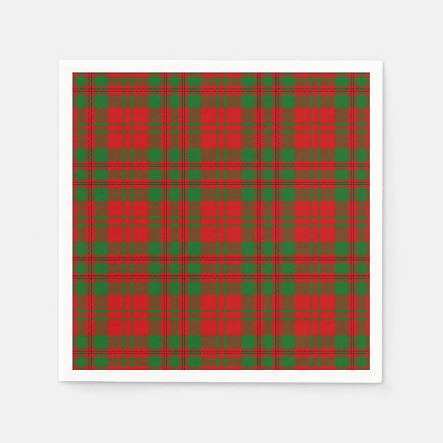 Clan Livingstone Tartan Serviette (Vorderseite)