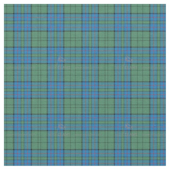 Clan Lockhart Tartan Kariert Stoff (Nahaufnahme)