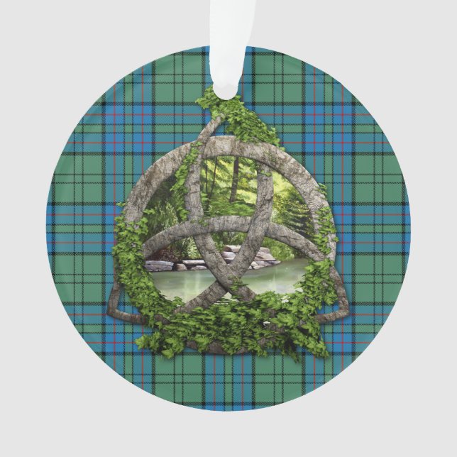 Clan Lockhart Tartanceltic-Dreiheit Ornament (Vorderseite)
