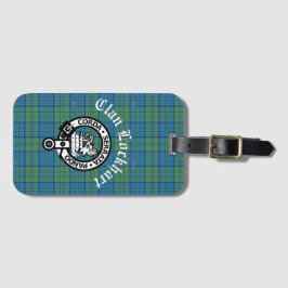 Clan Lockhart Wappen Abzeichen & Tartan Gepäckanhänger