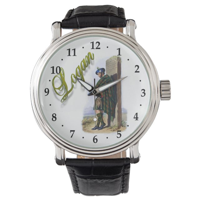 Clan Logan Scottish Dream Watch Armbanduhr (Vorderseite)