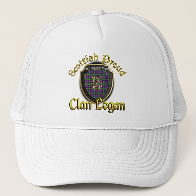 Clan Logan Scottish Dynsty Cap Truckerkappe (Vorderseite)