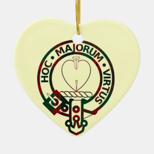 Clan Logan Wappen Abzeichen Keramikornament