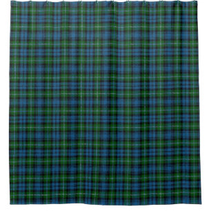 Clan Lyon Scottish Heritage Tartan Duschvorhang