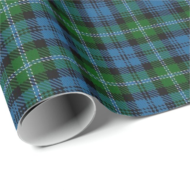 Clan-LyonScottishTartan Geschenkpapier (Rolleneckpunkt)