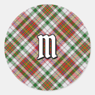 Clan MacAlister Dress Tartan Classic Round Sticker