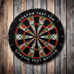 Clan MacAlister Dress Tartan Dart Board Dartscheibe<br><div class="desc">Clan MacAlister traditionelles Kleid Tartan mit modernen Farben. Nahtloses Muster. Zwei benutzerdefinierte Textbereiche auf dem äußeren Ring.</div>
