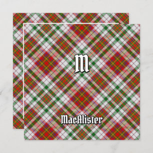 Clan MacAlister Dress Tartan Einladung