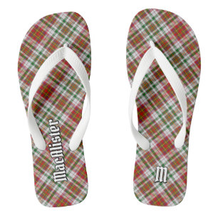 Clan MacAlister Dress Tartan Flip Flops