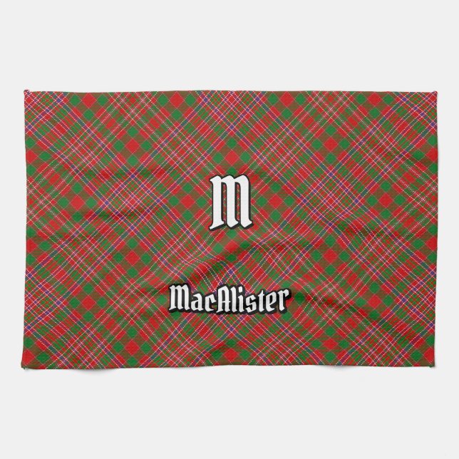 Clan MacAlister Tartan Küchentuch (Horizontal)