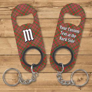 Clan MacAlister Tartan Schlüsselanhänger Bottle Op Mini Flaschenöffner