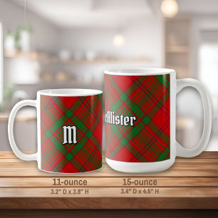 Clan MacAlister von Glenbarr Tartan Kaffeetasse