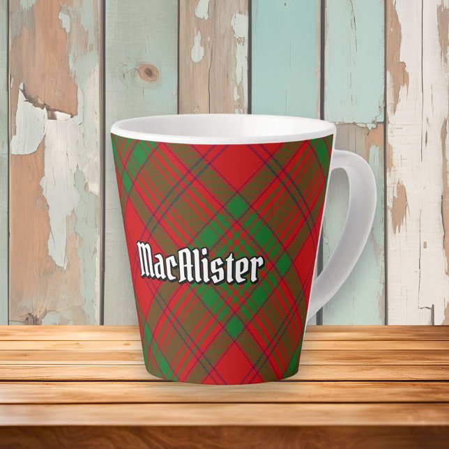 Clan MacAlister von Glenbarr Tartan Milchtasse (Von Creator hochgeladen)