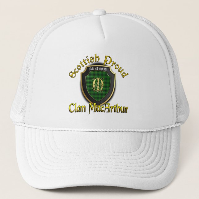 Clan MacArthur Scottish Dynsty Cap Truckerkappe (Vorderseite)