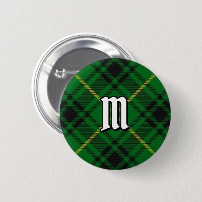 Clan MacArthur Tartan Button (Vorne & Hinten)