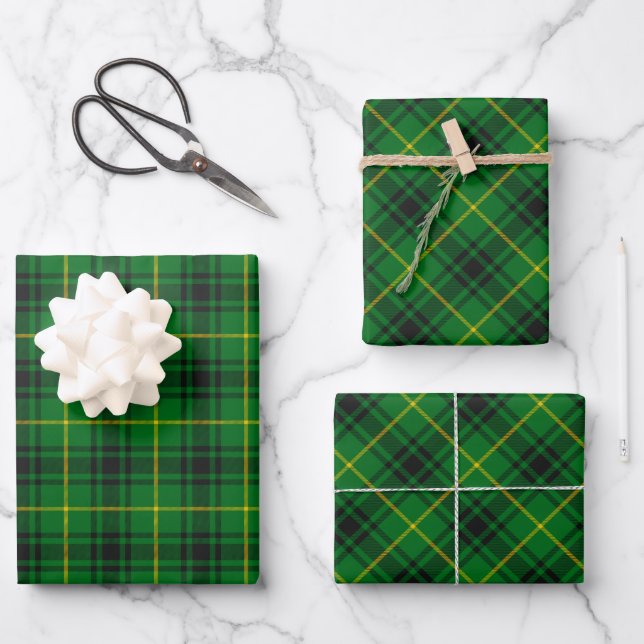 Clan MacArthur Tartan Geschenkpapier Set (Vorderseite)