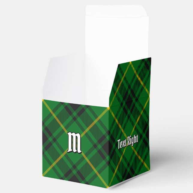 Clan MacArthur Tartan Geschenkschachtel (Geöffnet)