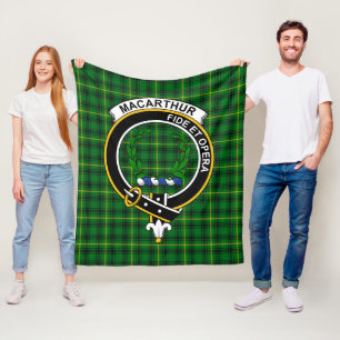 Clan MacArthur Tartan Kariert Fleecedecke