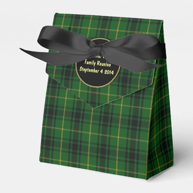 Clan MacArthur Tartan Kariert Gefallen Geschenkbox Geschenkschachtel (Vorderseite)