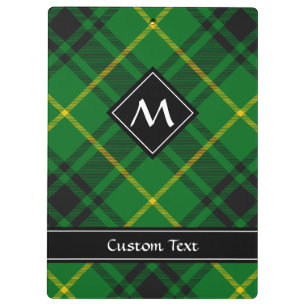 Clan MacArthur Tartan Klemmbrett
