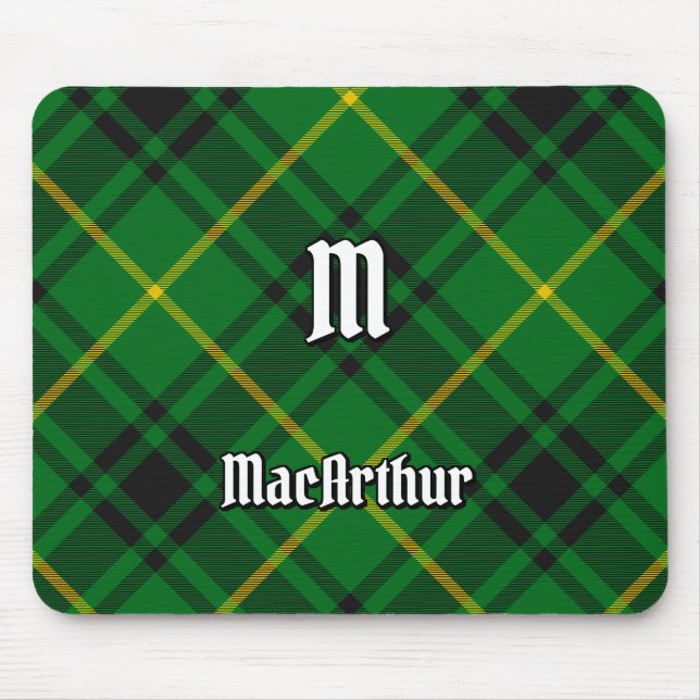 Clan MacArthur Tartan Mousepad (Vorne)