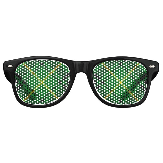 Clan MacArthur Tartan Partybrille (Vorderseite)
