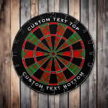 Clan MacAulay Tartan Dart Board Dartscheibe<br><div class="desc">Clan MacAulay traditioneller Tartan mit modernen Farben. Nahtloses Muster. Zwei benutzerdefinierte Textbereiche auf dem äußeren Ring.</div>