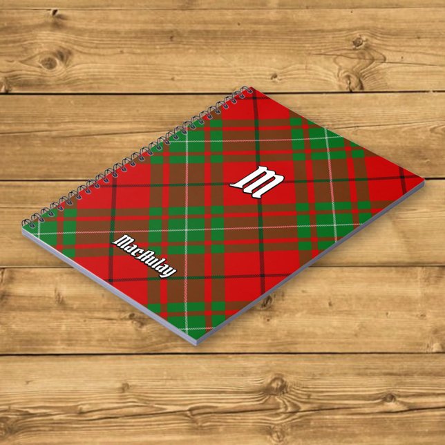 Clan MacAulay Tartan Notebook Notizblock (Von Creator hochgeladen)