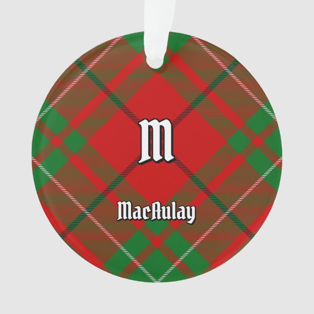 Clan MacAulay Tartan Ornament (Vorderseite)