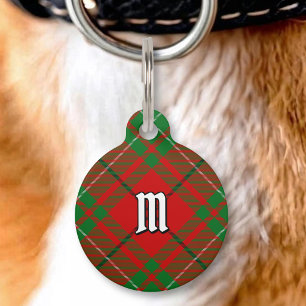 Clan MacAulay Tartan Pet ID Tag Haustiermarke