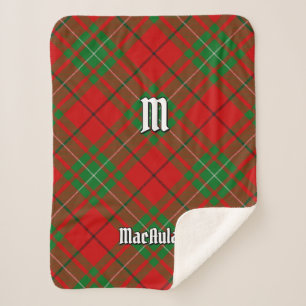 Clan MacAulay Tartan Sherpa Blanket Sherpadecke