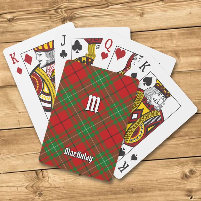 Clan MacAulay Tartan Spielkarten (Von Creator hochgeladen)