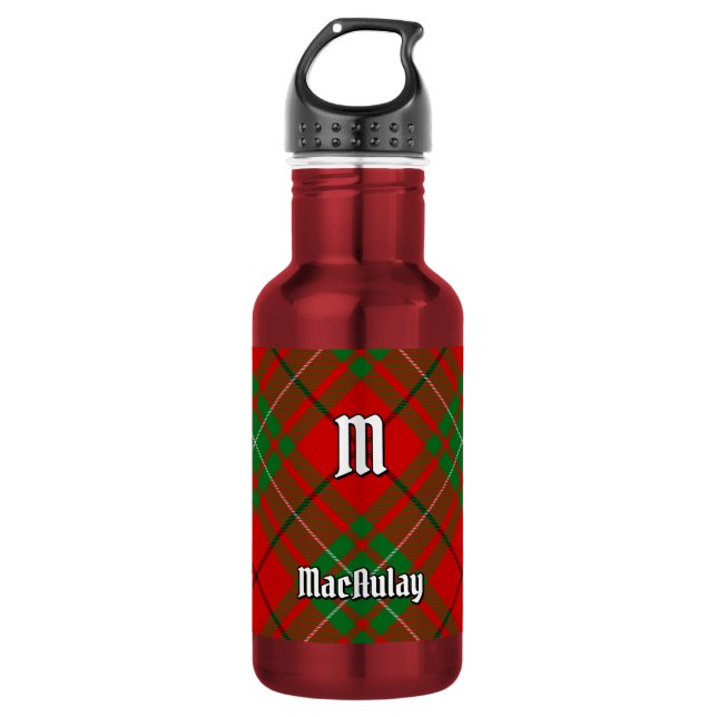 Clan MacAulay Tartan Steel Water Flasche Edelstahlflasche (Vorderseite)