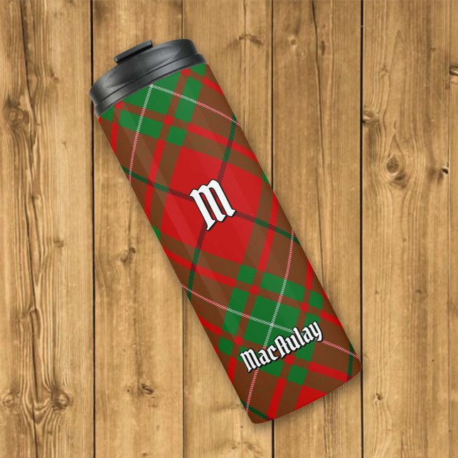 Clan MacAulay Tartan Thermal Tumbler Thermosbecher (Von Creator hochgeladen)