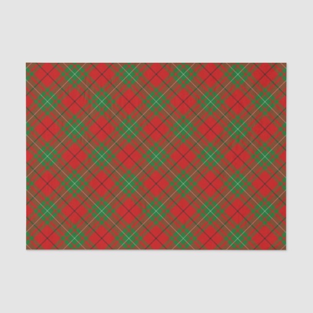 Clan MacAulay Tartan Tissue Paper Seidenpapier (Vorderseite)