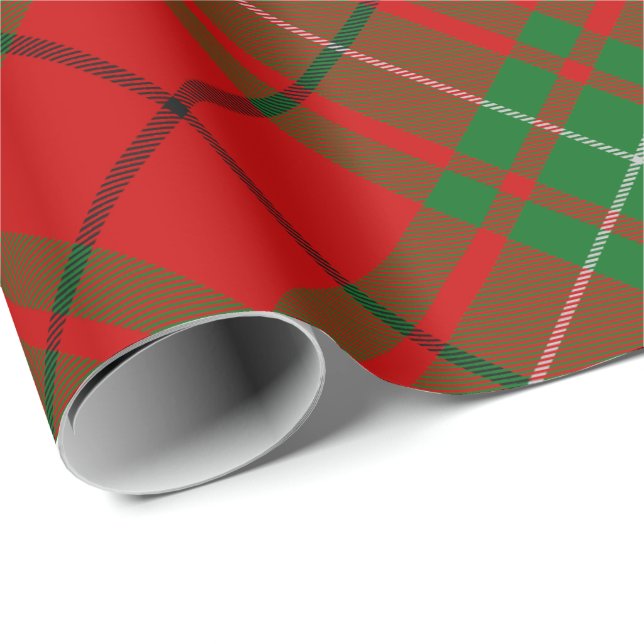 Clan MacAulay Tartan Wrapping Paper Geschenkpapier (Rolleneckpunkt)