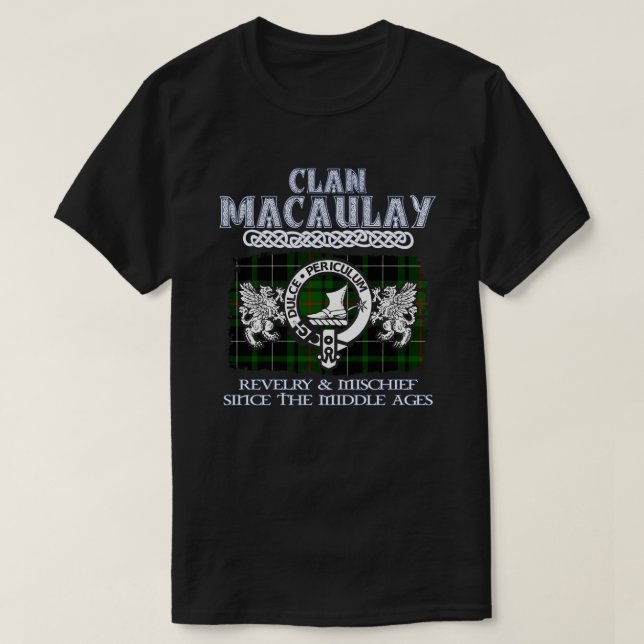 Clan MacAulay Wappen Schottische Clans Scottish Su T-Shirt (Design vorne)