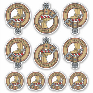 Clan MacAulay Wappen Sticker Set
