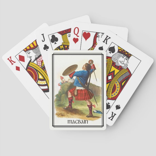 Clan MacBain Classic Scotland Deck Spielkarten (Rückseite)