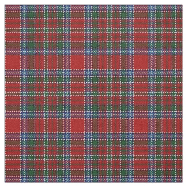 Clan MacBean MacBain schottischer Tartan-kariertes Stoff (Muster)