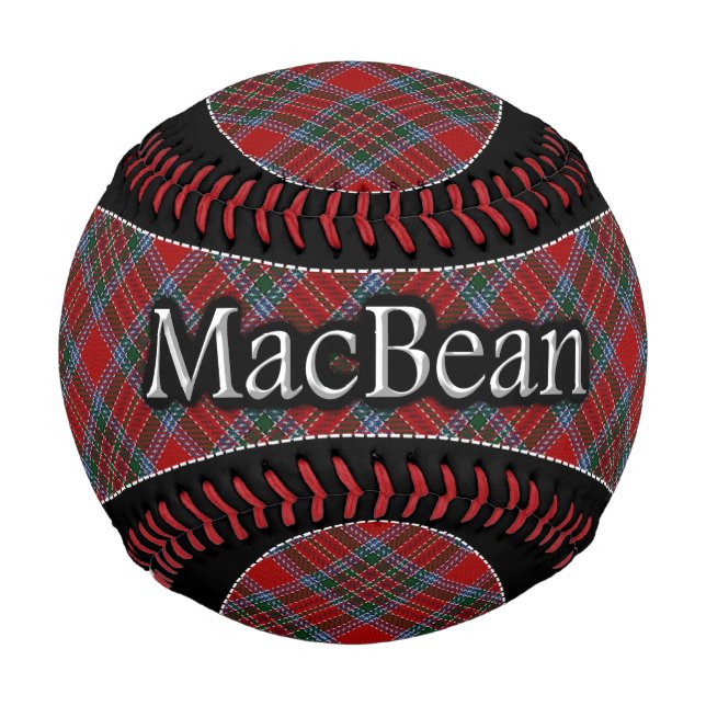 Clan MacBean Scottish Dream Tartan Baseball (Vorderseite)