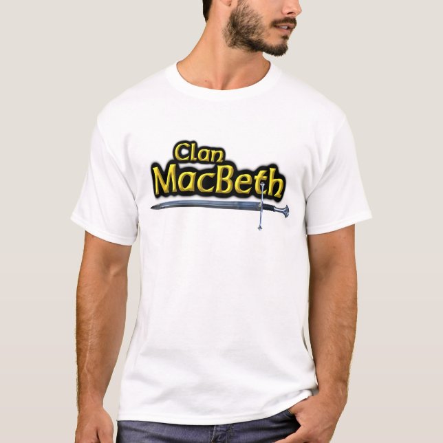 Clan MacBeth Inspirierte Schottisch T-Shirt (Vorderseite)